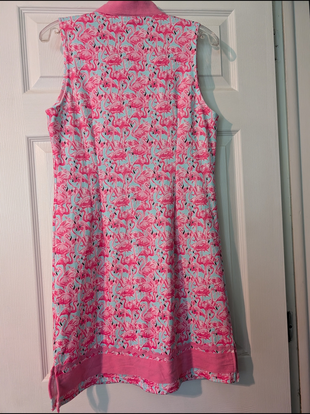 Simply Southern Flamingo Sleeveless Shift Dress - Picture 6 of 6